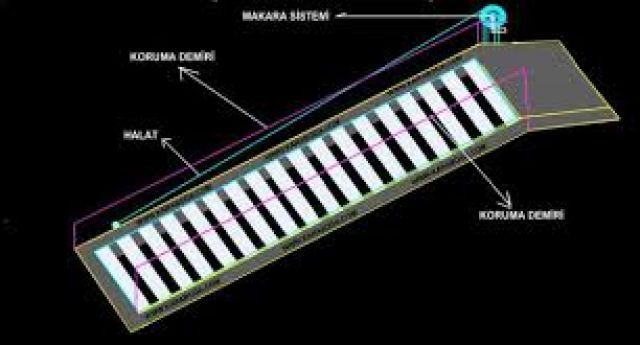 Makaralı Yangın Merdiveni - Yangın Merdiveni İmalatı